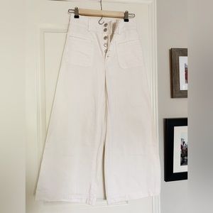 White Free People pants! Worn once!